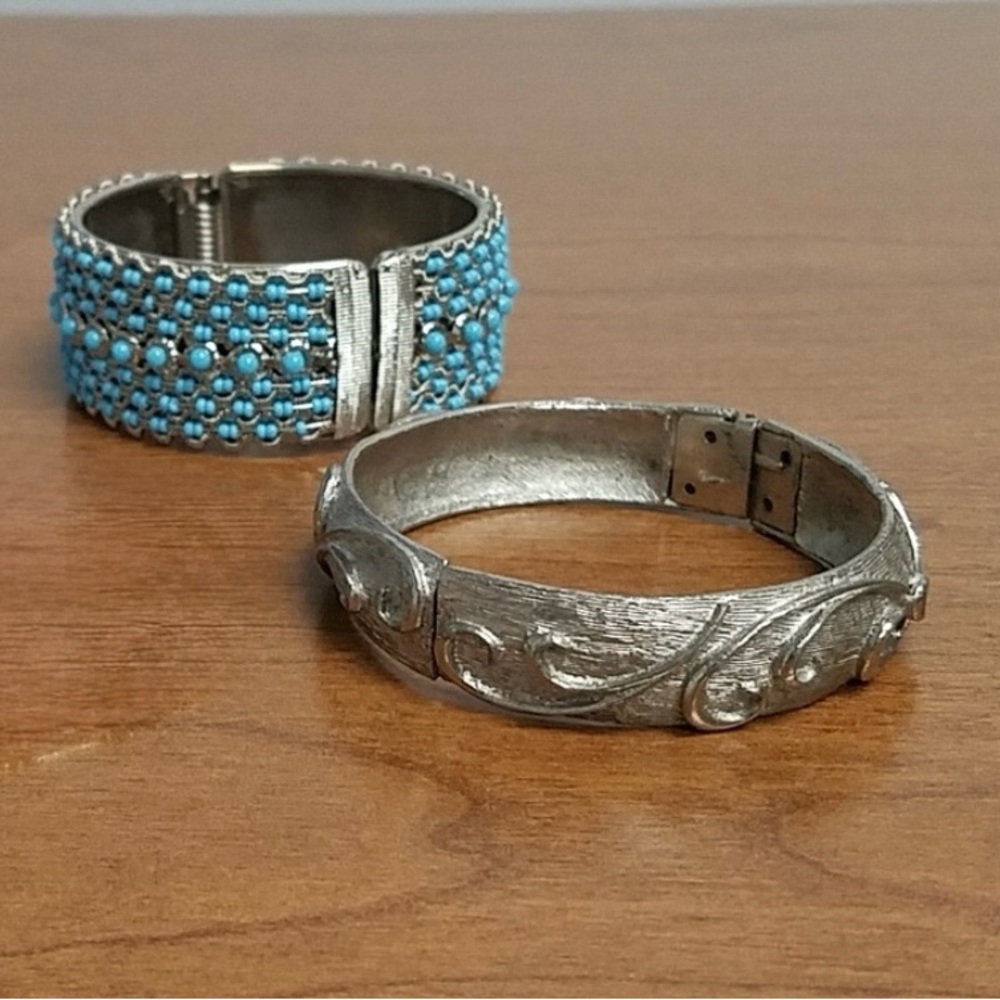 Silver and turquoise Bracelet Set - Picture 8 of 8